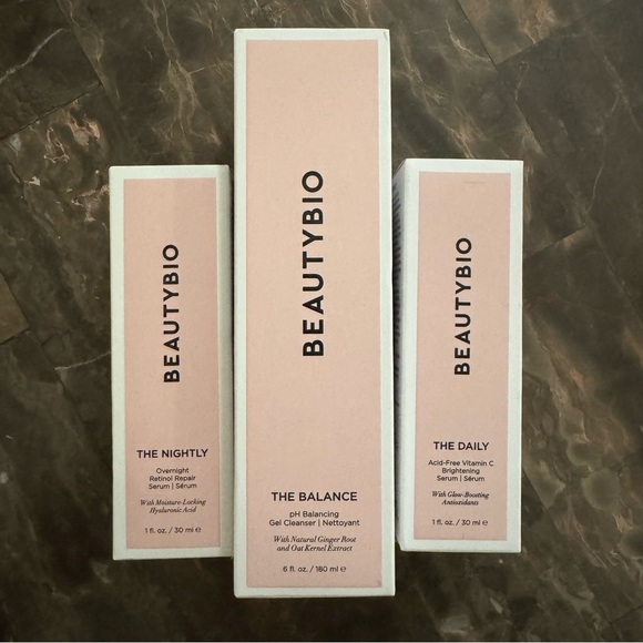 Beautybio Other - BeautyBio Skincare Moisturizer Set -The Balance, The Daily and The Nightly
